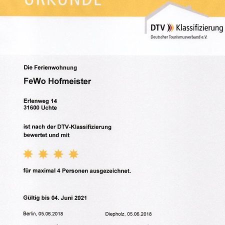 Ferienwohnung Uchte Εξωτερικό φωτογραφία